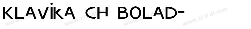 Klavika ch bolad字体转换